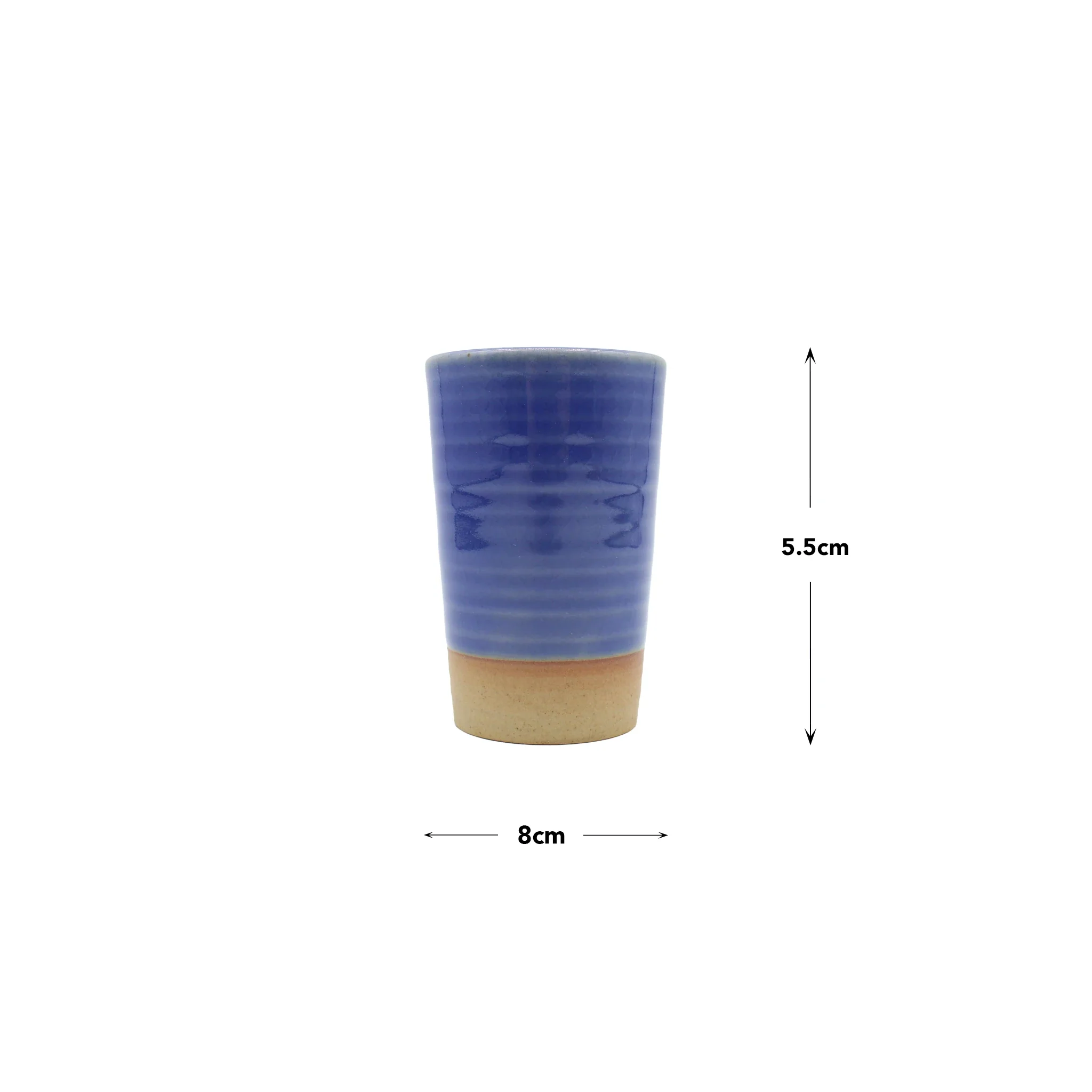 Sake Cup - Tall Blue - Image 3